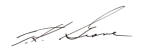 (THOMAS K. GROVE SIGNATURE)